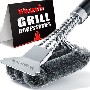 Hot Sale BBQ Grill Cleaner Comfortable Bbq Cleaning Brush Grill Brush And Scraper For Nettoyage