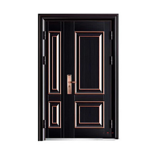 Cheap Price Door Metal Safety Entrance Main Security Steel Door Villa Apartment House Interior Luxury Entry Doors Swing Modern