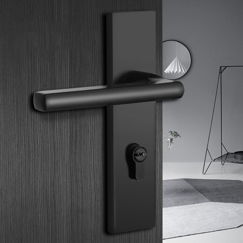 Luxury Black Lever Door Handle Fast Delivery Manual Door Lock