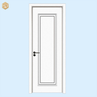 Modern Design WPC Door Waterproof Wooden Door For Room Soundproof  Door Wholesale