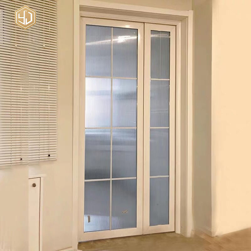 French Style Aluminum Alloy Casement Doors One And Half Door For Kitchen And Balcony Door