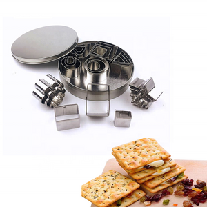 High quality OEM food grade cookie stamp fondant cake tools different shapes stainless steel cookie cutter