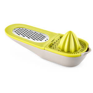 2 in 1 grater and grater cheese zester manual lemon squeezer for kitchen tool