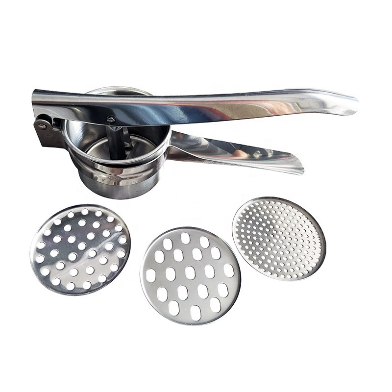 Multi-functional Tools 3 Interchangeable Fineness Discs Potato Ricer Kitchen Tool Potato Press Baby Food Potato Masher