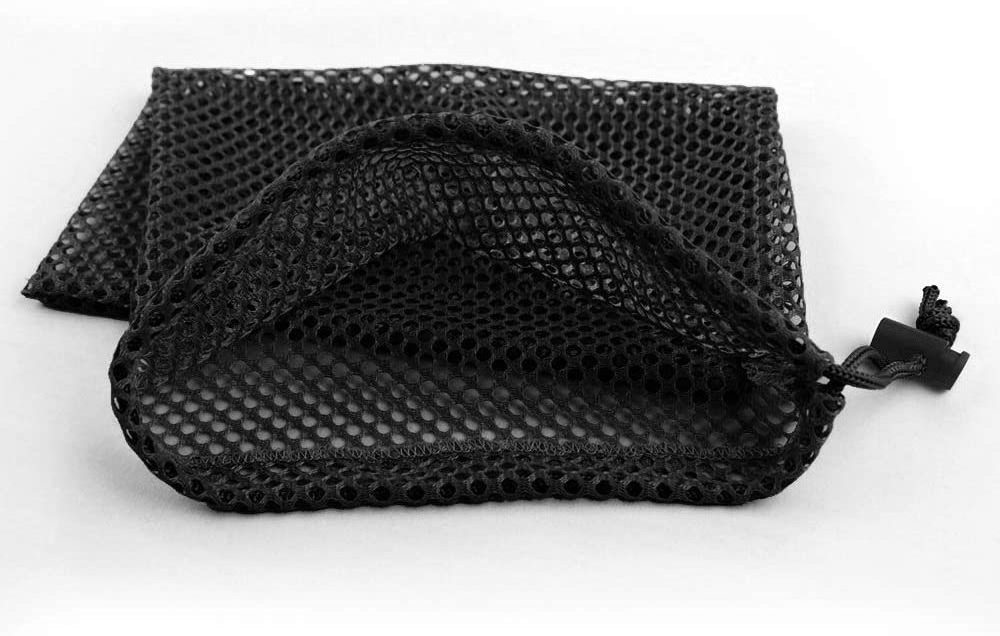 Wholesale Custom Foldable Small Net Zipper Nylon Mesh  Bag for gift  Net Packing Mesh bags Drawstring