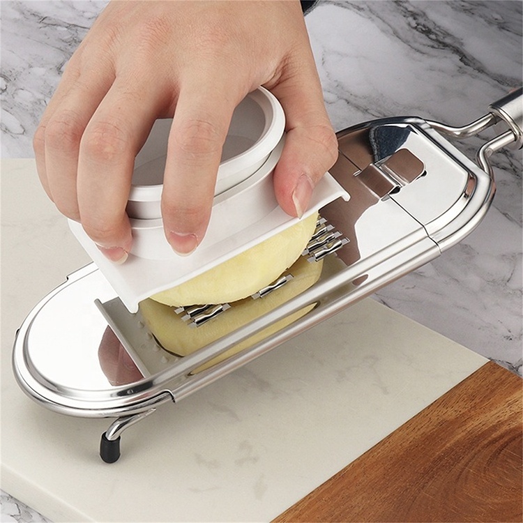 Multi-functional Stainless Steel Vegetable Garlic Cheese Peeler with ABS Hand Protector Knife Potato Carrot Vegetable Grater