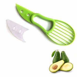 Kitchen Accessories Fruit Tools Avocado Cutter Peeler 3 in 1 Avocado Slicer