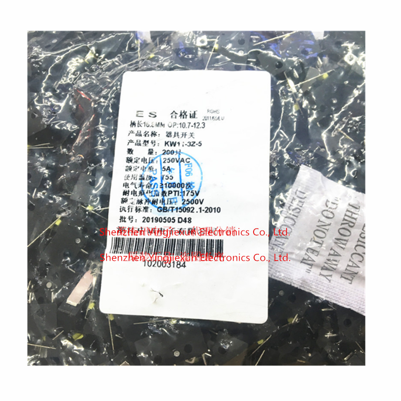 KW11-3Z ZX Zhongxun mouse switch KW11-3Z-5 micro switch 5A250V stroke limit switch 3-foot straight handle KW11 KW11-3 KW11-3Z