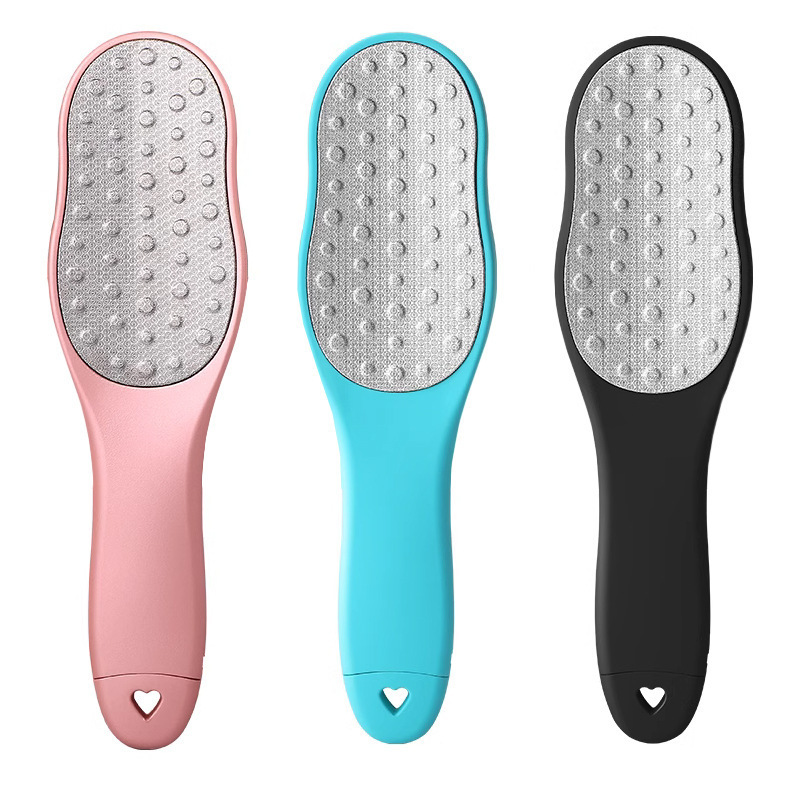 Pedicure Tools Heel Scratcher Files Artifact Exfoliating Calluses Brush  Stainless Steel Foot Sharpening Double-Sided Pedicura