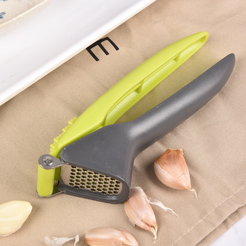 Home Kitchen Gadgets Accessories Portable Multifunction Stainless Steel Mincer Crusher Masher Garlic Press