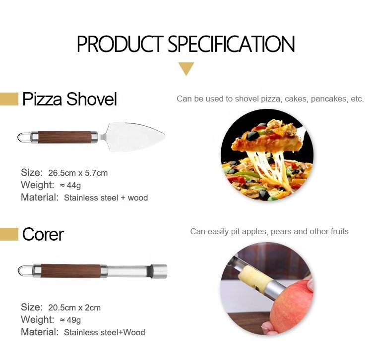 2022 Wholesale 9 Pieces Smart Kitchen Gadgets Tools Stainless Steel Vegetable Fruits Tools Set Life Hack Gadgets Sets