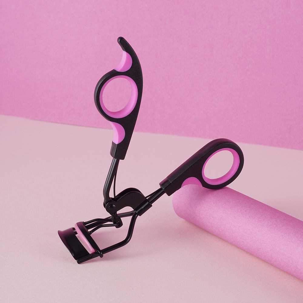 Custom Logo Curved Eyelash Curler, False Eyelash Clip, Long-lasting Eyelash Curling