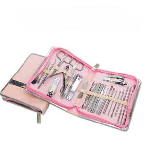 Set Professional Nail Clipper Kit 26 Pieces Stainll Professional Flexible Movable Tools Kits Nail Beauty Tool Set