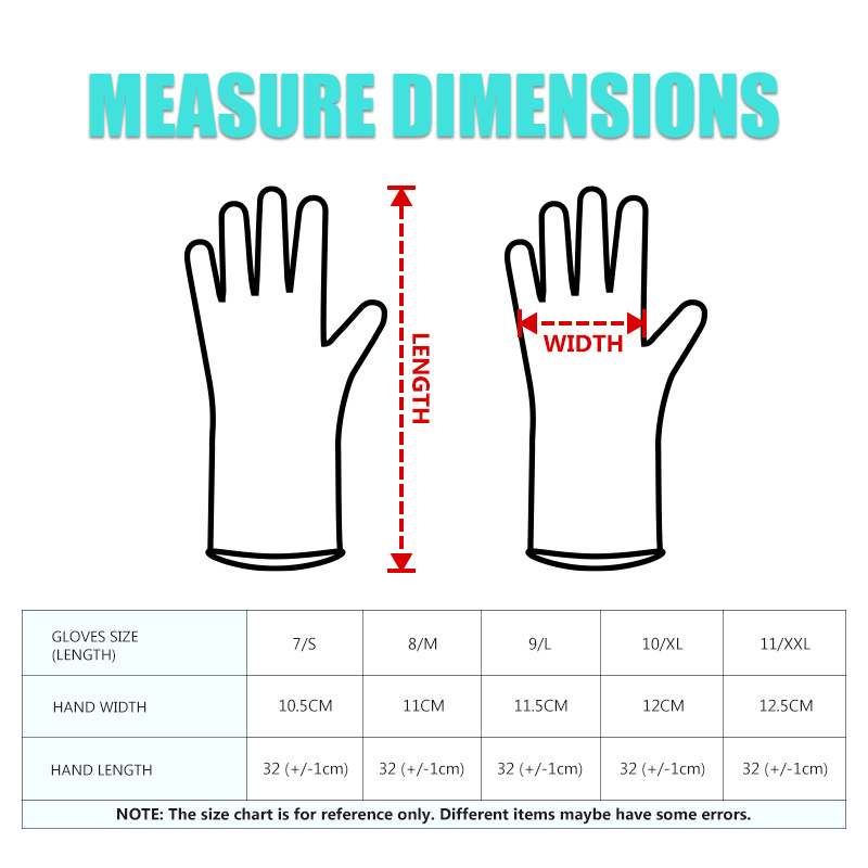 OEM Customized Blue waterproof oil acid resistant industrial Anti Chemical Hand Protection Safety Rubber Gloves