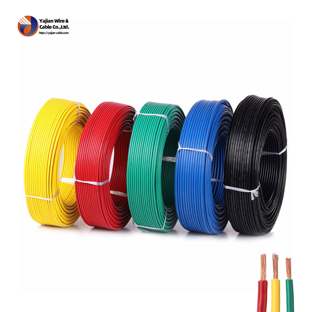 Wholesale High Quality XLPE Insulated Single Core Copper PVC House Electrical Wiring Cable Available in 1.0mm 1.5mm 2.5mm 4mm