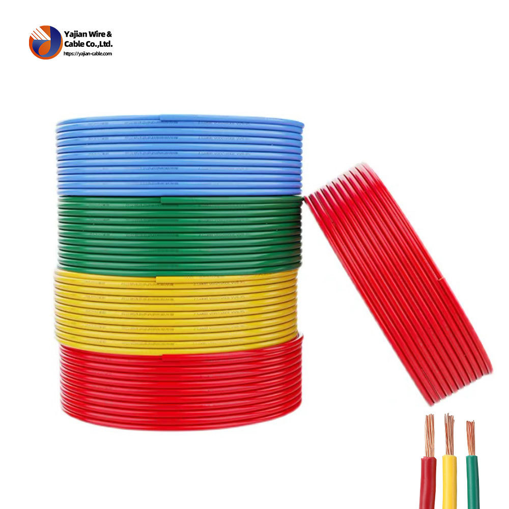 Wholesale High Quality XLPE Insulated Single Core Copper PVC House Electrical Wiring Cable Available in 1.0mm 1.5mm 2.5mm 4mm