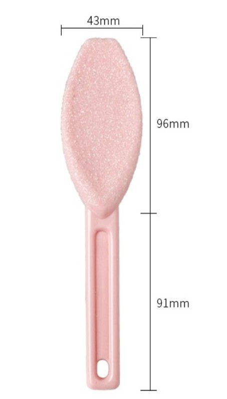 Factory Direct Sales High Quality Plastic Double Side Pedicure Foot File With Handle