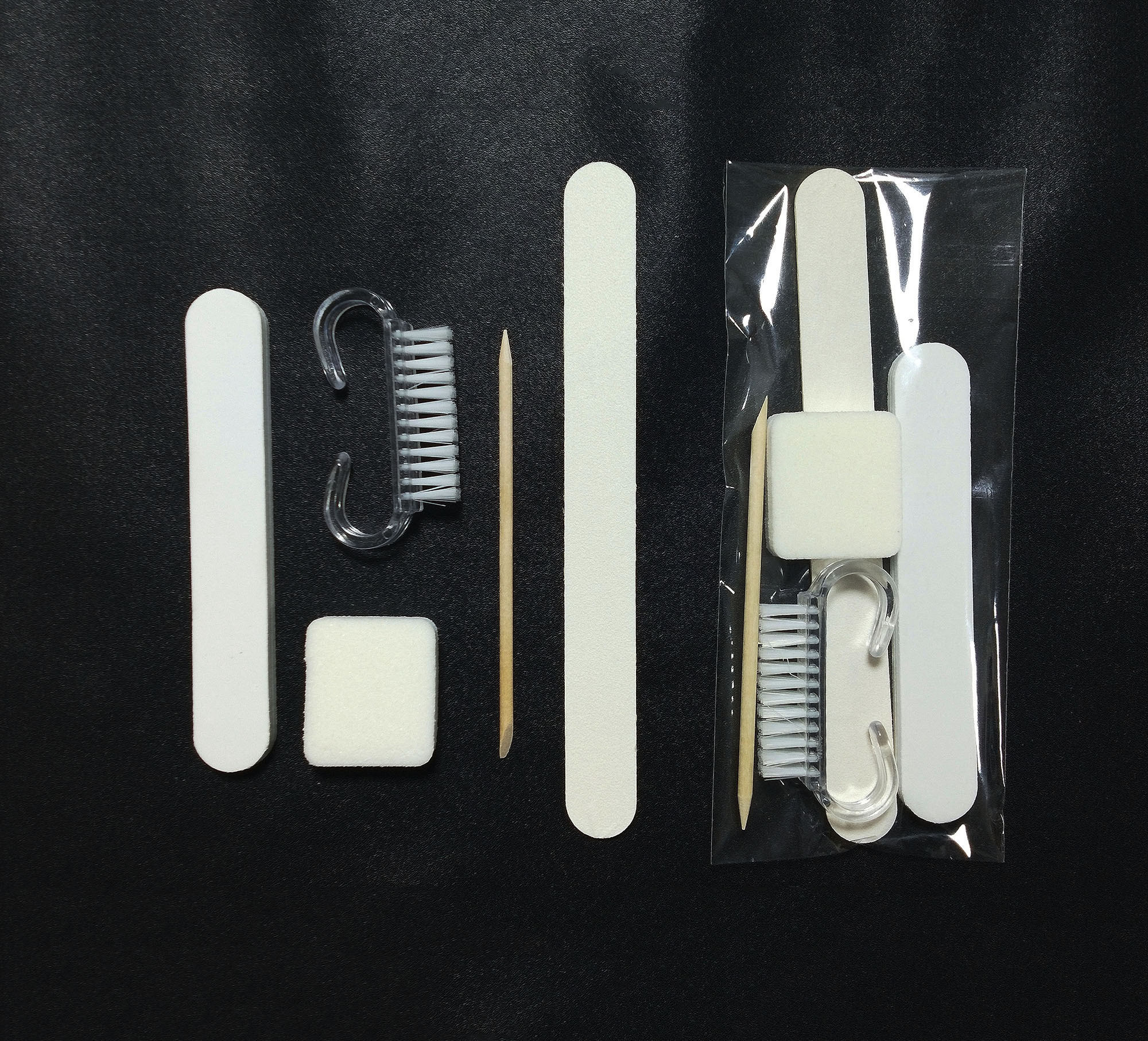 Professional disposable nail beauty 5pcs manicure kit and pedicure set