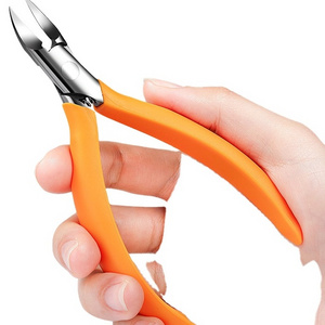 Xugao Professional Good Quality Stainless Steel Nail Nipper Sharpening Silicone Cover Hand Nail Cuticle Nipper Tools