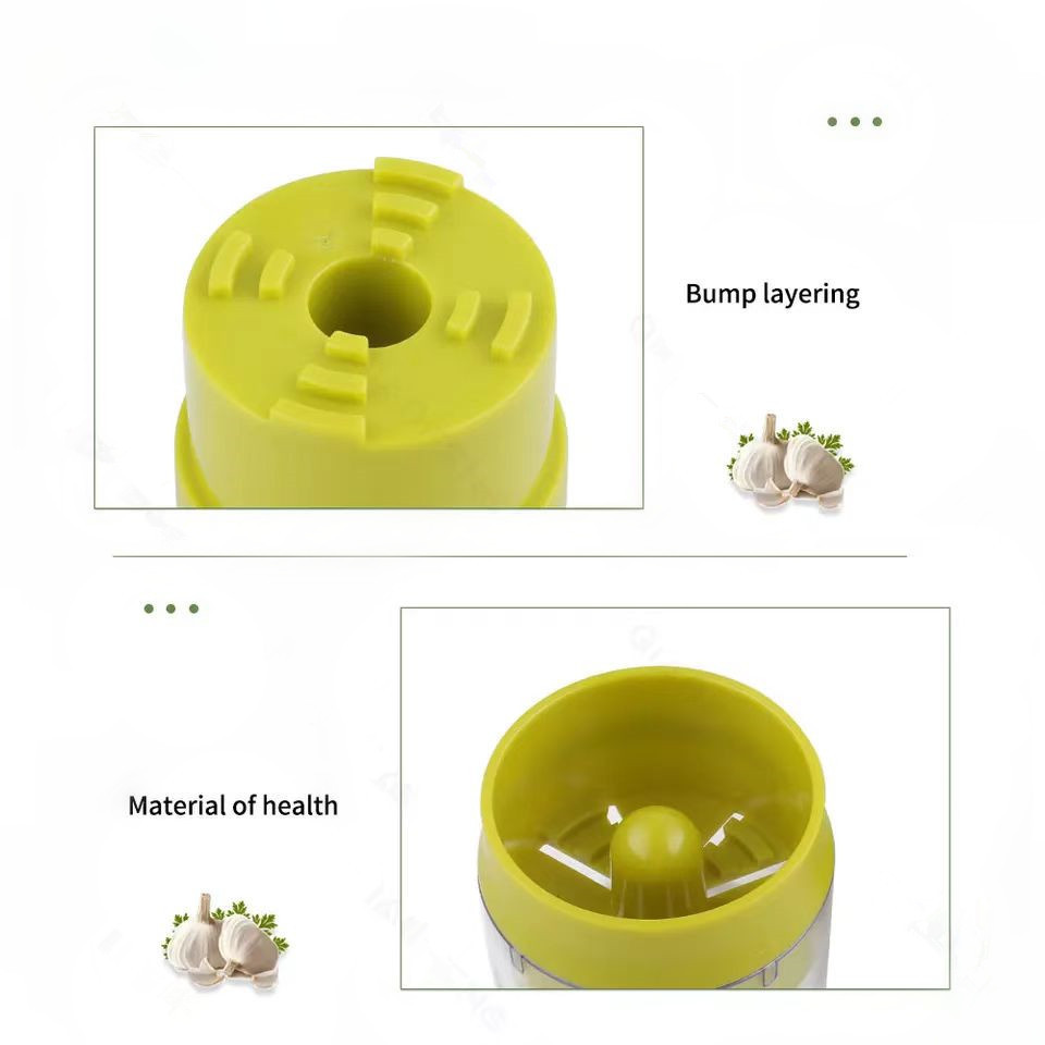 multifunctional Dishwasher Safe kitchen accessories Crusher Mincer Chopper with Storage Container Peanut Walnut Garlic Press