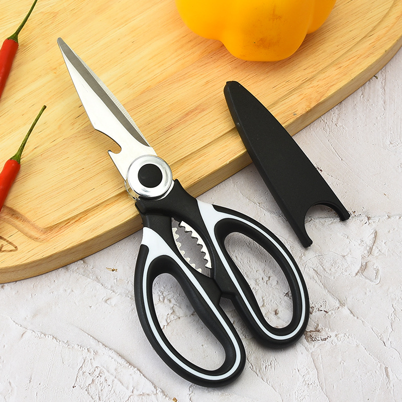 Factory Hot Sale Stock Chicken bone shears  Multipurpose Kitchen Scissor Food Cutter Chopper With Cover