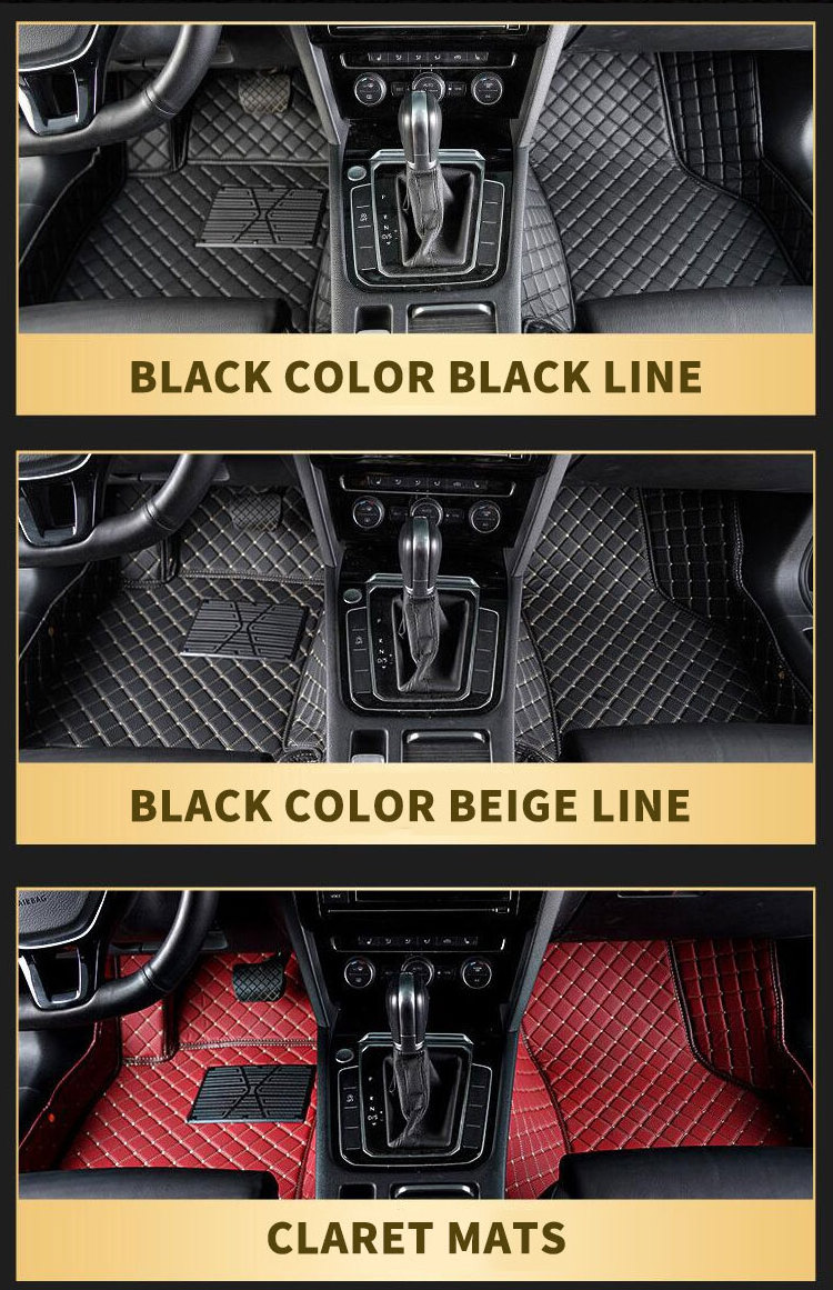 High Quality Leather Car Floor Mats Auto Floor Mat For Kia K3 2019-2022