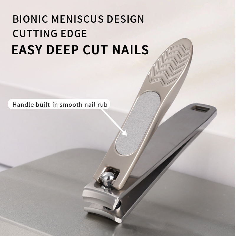 3pcs stainless steel nail cutter set seemagic nail clippers wholesale with nail file