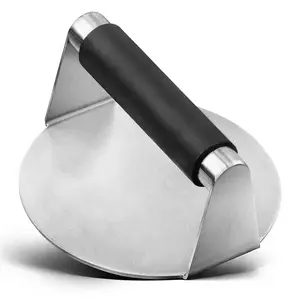 Hot Sale Non Slip Handle Stainless Steel Hamburger Patty Maker Burger Press Smasher