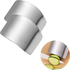 Wholesale Hot selling 2 pcs Kitchen Kitchen Gadgets Tools Stainless Steel Finger Guard For Cutting