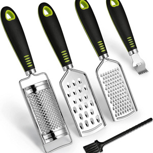 Kitchen Gadgets Professional Multifunction Grater with Handle for Parmesan Cheese Ginger Garlic Vegetables