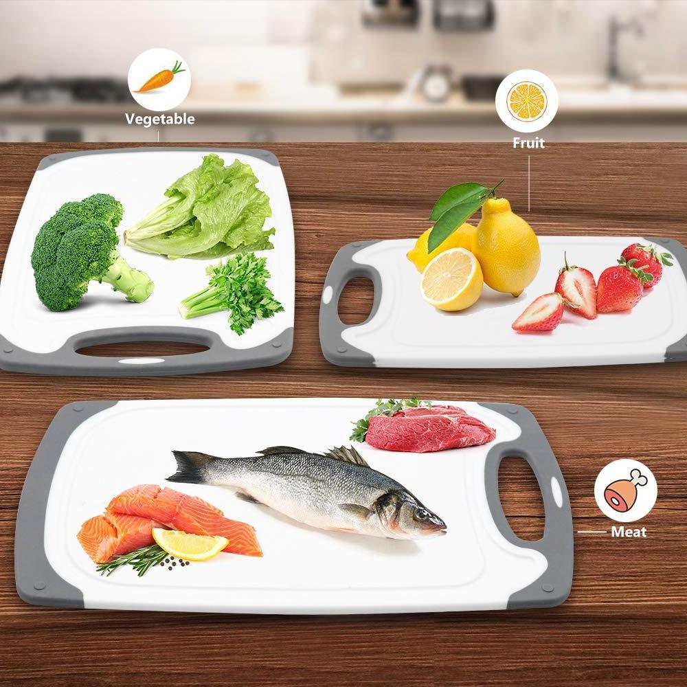 Hot Selling kitchen accessories chopping board Protection knife double-sided Wheat straw stainless steel cutting board