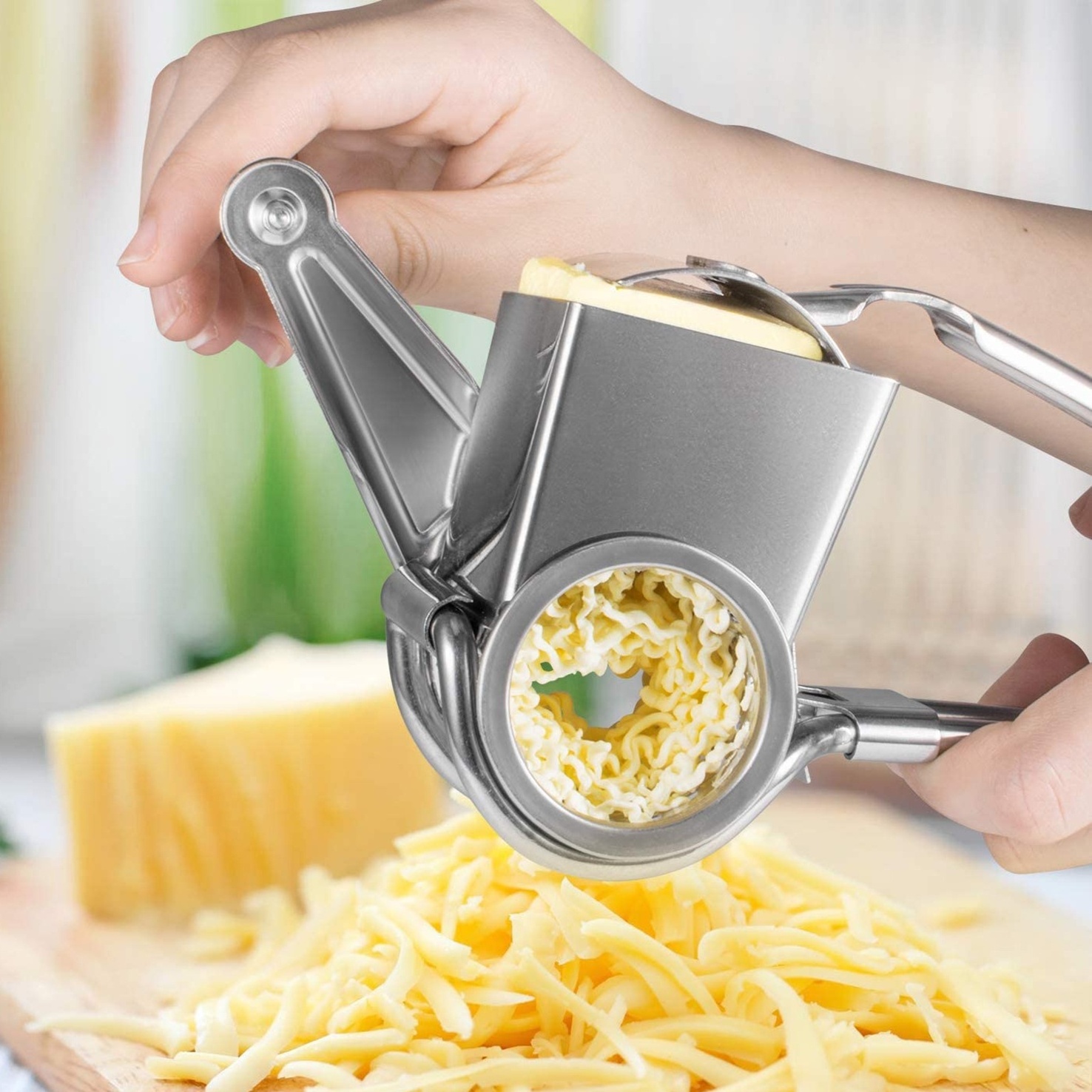 E-PIN Professional Stainless Steel Vegetable Chocolate Cheese Slicer Cheese Grater