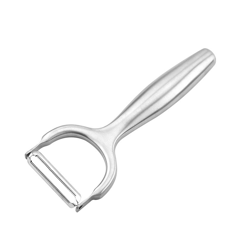 Hollow Handle All Stainless Steel Single Double Blade Peeler Multi-function 2 In 1 Vegetable Fruit Potato Peeler Grater Shredder