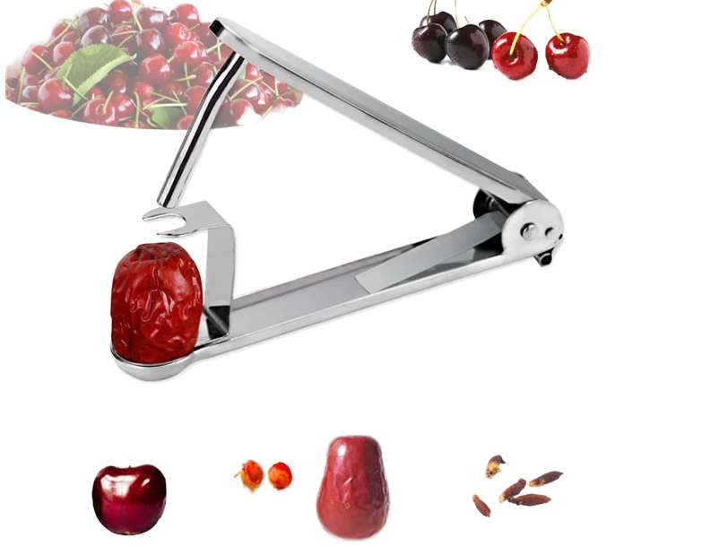 304SS Hand-Operated Stainless Steel Kitchen Tool Simple and Practical Fruit Corer Picker Nut Remover Seed Extractor Peeler