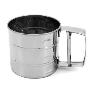 Premium Stainless Steel Fine Mesh Mini Flour Sifter Sieve for Baking