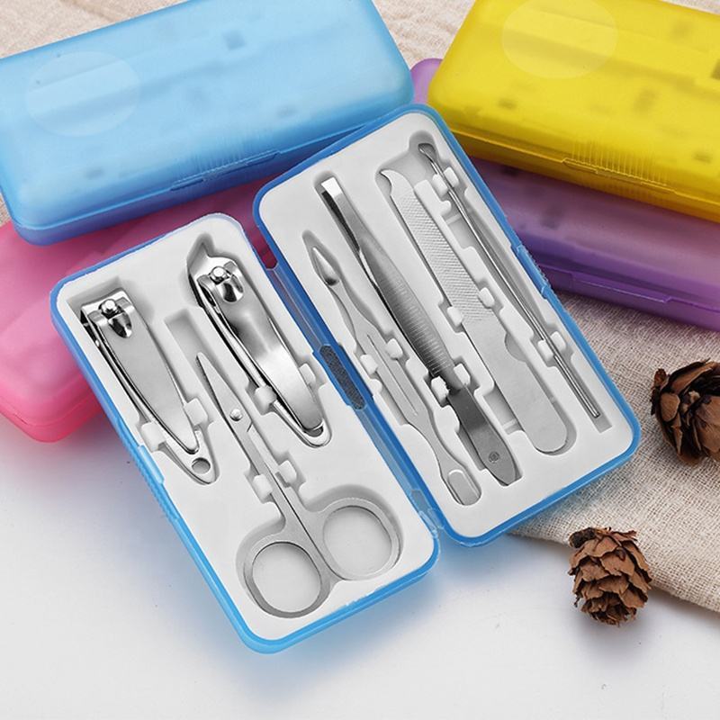 Factory Direct Sale Professional Beauty Kit with 4pcs Stainless Steel Nail Clipper Scissors Manicure Set Mini Gift Box Included