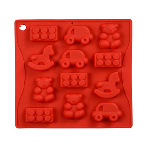 Silicone 3D Car Shape Non-stick Pure Silicone Soap Mold