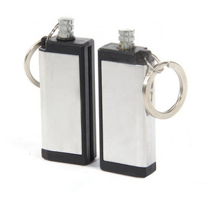 High quality striker lighters with key pendant Match Flint Fire Lighter Kerosene Oil Gas Stainless Steel Keychain Camping Tool