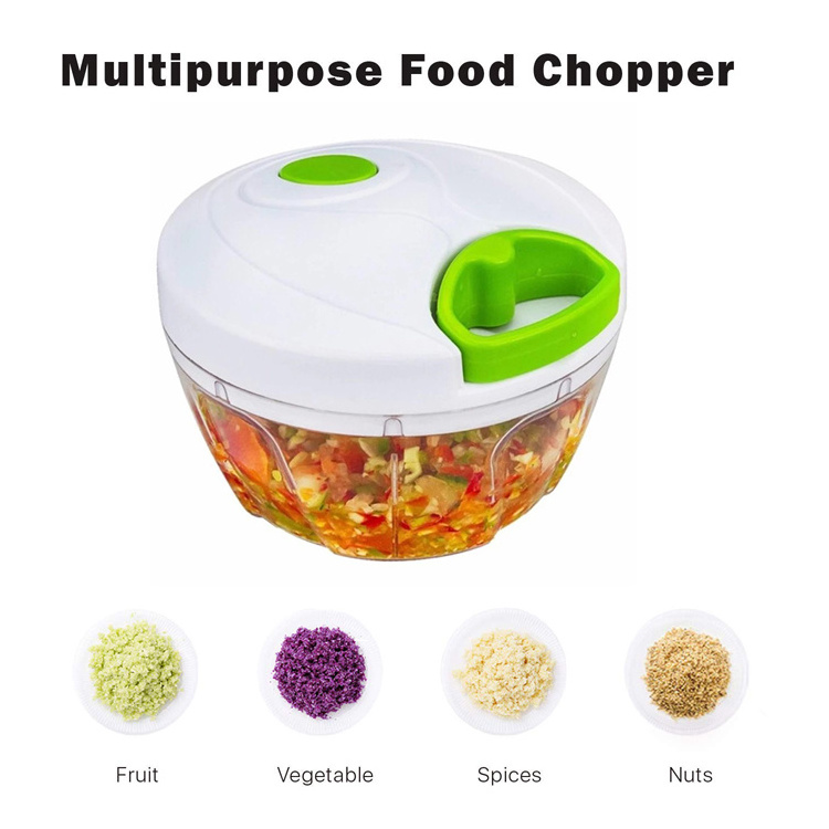 Ready to Ship Kitchen Tool Multifunction Hand Held Pulling Manual Vegetable Food Chopper