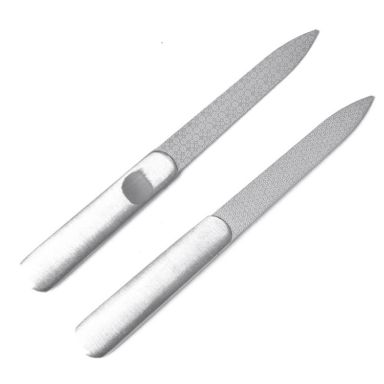 Wholesales High-end Stainless Steel  Personal Care  Manicure Pedicure  Beauty Tool Nail File for Gift and Promotion