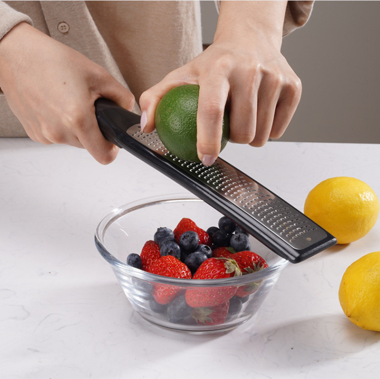 Kitchen Tools Wide Sharp Stainless Steel Blade Cheese Grater Lemon Zester