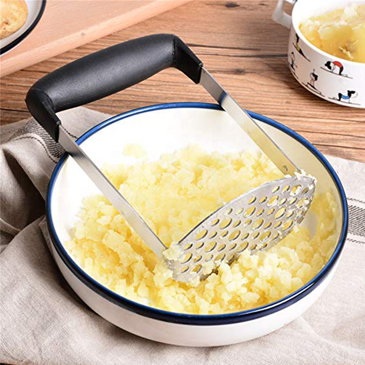 Hot Sale Stainless Steel Potato Masher fried Beans Ricer Crusher Mashed Potato Maker Apple Sauce Tools Kitchenware