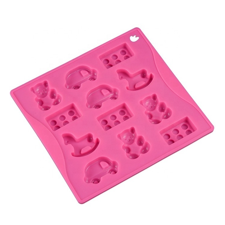 Silicone 3D Car Shape Non-stick Pure Silicone Soap Mold