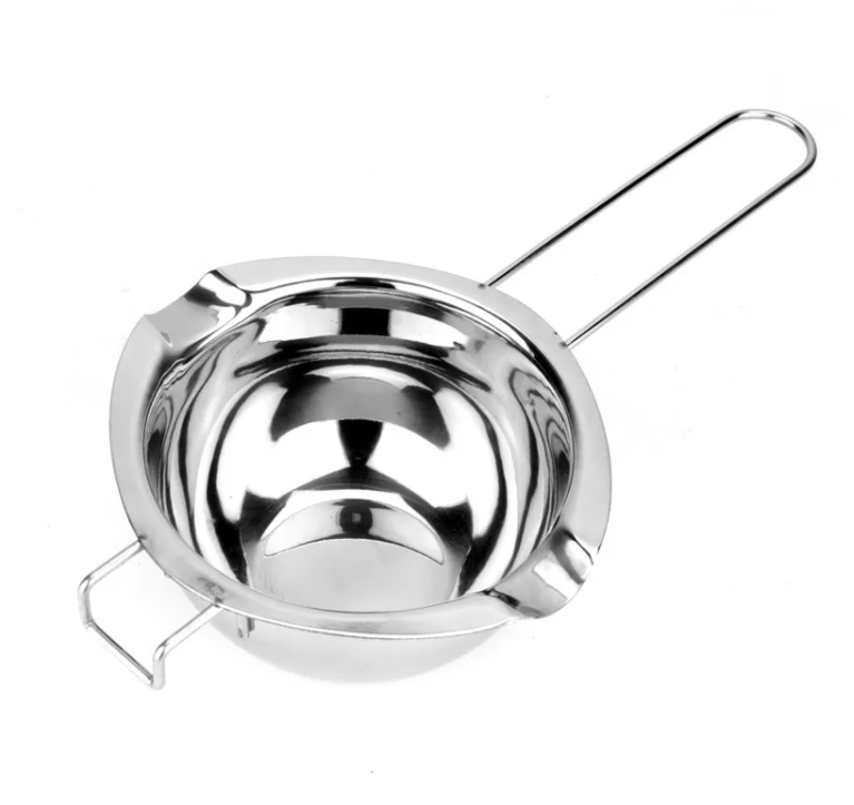 Double Boiler wax melting pot For Candy/Candle/Wax/Chocolate/Butter Stainless Steel Serving Spoon Melting Pot  with Long Handle