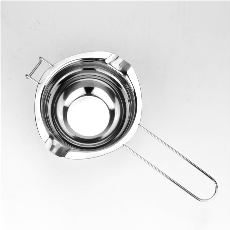 Double Boiler wax melting pot For Candy/Candle/Wax/Chocolate/Butter Stainless Steel Serving Spoon Melting Pot  with Long Handle