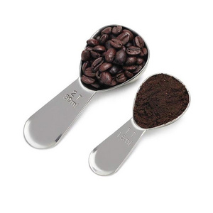 Custom 1t 15ml and 30ml Short Handle Scoops Stainless Steel Tea Milk Coffee Measuring Spoons Baking tools