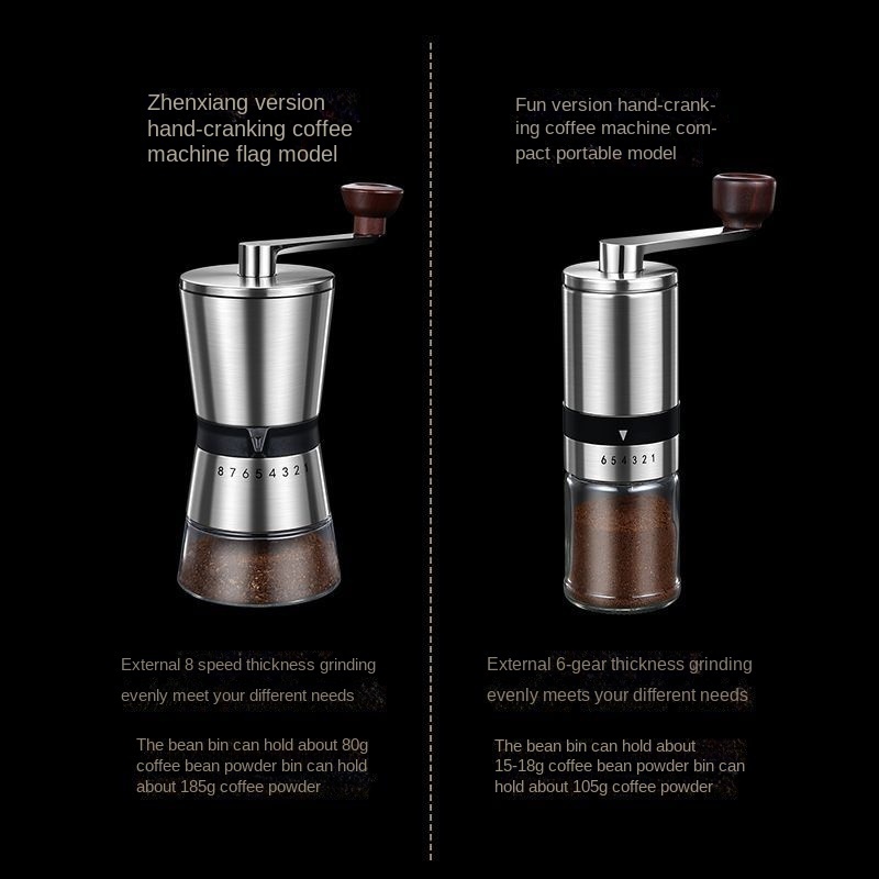 Manually Operated Coffee Grinder Hand Mill Removable Portable Grinder Coffee Machine Ceramic Grinding Core Thickness Can