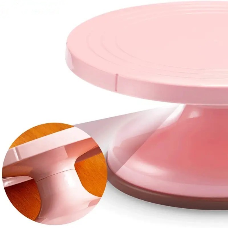 2 pcs Cookie Decorating Turntable 5.5 Inch Mini Spinning Cake Decorating Stand 360 Degree Revolving Cookie Swivel Stand