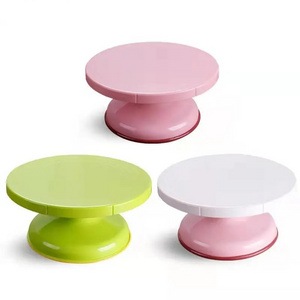 2 pcs Cookie Decorating Turntable 5.5 Inch Mini Spinning Cake Decorating Stand 360 Degree Revolving Cookie Swivel Stand