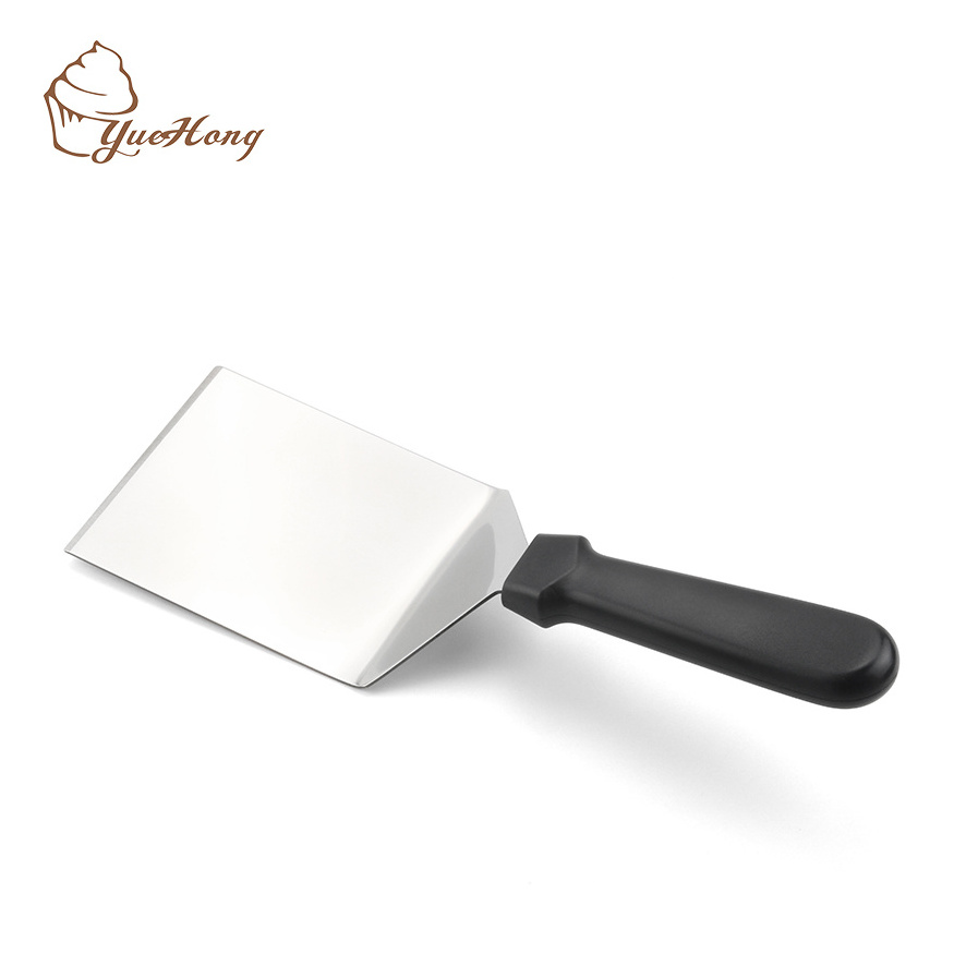 Stainless steel Cake turner, Metal cooking spatula with thicker blade, Pizza cutter